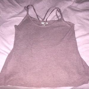 Purple Cross Tank Top